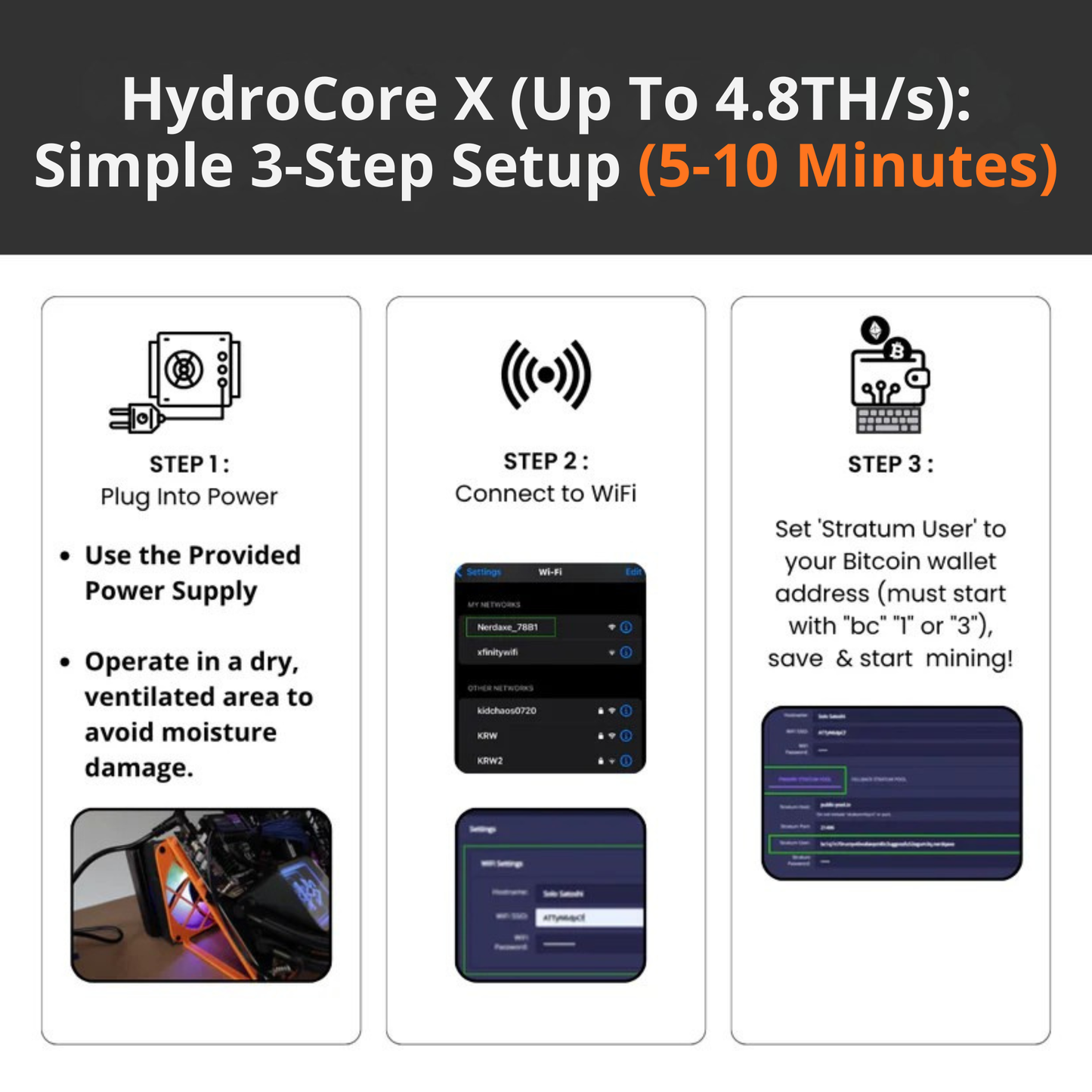HydroCore X (Up To 4.8TH/s)